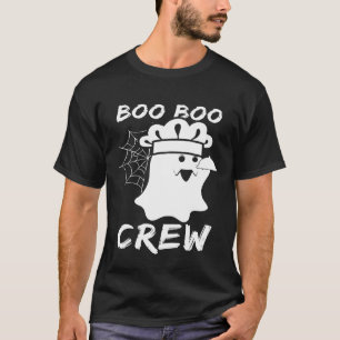 Boo Boo Crew Chef Ghost Halloween Costume T-Shirt