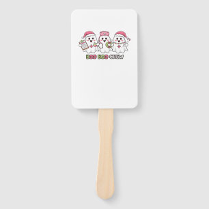 Boo Boo Crew Christmas, Ghost Nurse Oversized T-Sh Hand Fan