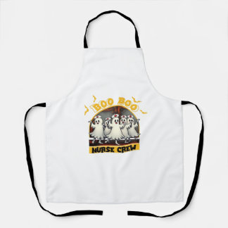 BOO BOO CREW CLASSIC NURSE HALLOWEEN T-SHIRT Overs Apron