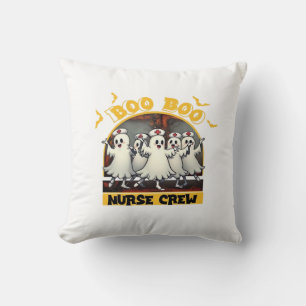 BOO BOO CREW CLASSIC NURSE HALLOWEEN T-SHIRT Overs Cushion