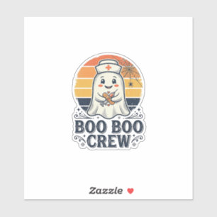 Boo Boo Crew Cute Nurse Ghost Halloween Shirt Desi