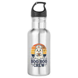 Boo Boo Crew Cute Nurse Ghost Halloween Shirt Desi 532 Ml Water Bottle
