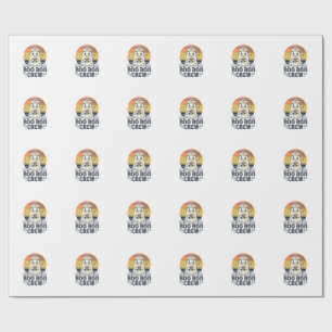 Boo Boo Crew Cute Nurse Ghost Halloween Shirt Desi Wrapping Paper