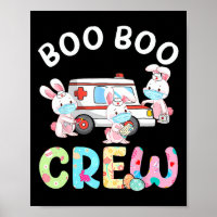 Boo Boo Crew Fun Bunny Ems Emt Paramedic Nurse Eas