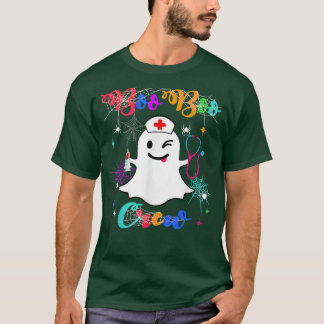 Boo Boo Crew Funny Ghost EMS EMT Paramedic Nurse H T-Shirt