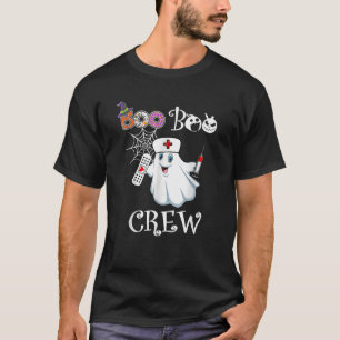 Boo Boo Crew Funny Ghost Paramedic EMT EMS Nurse H T-Shirt