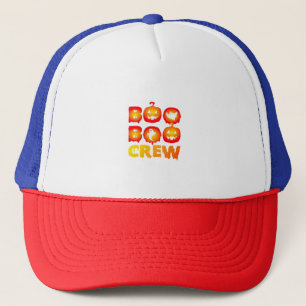 Boo Boo Crew – Funny Halloween Nurse Ghosts Medica Trucker Hat