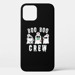 Boo Boo Crew Funny Nurse Ghost Costume Halloween iPhone 12 Case