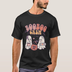 Boo Boo Crew Ghost Doctor Paramedic Emt Nurse Hall T-Shirt
