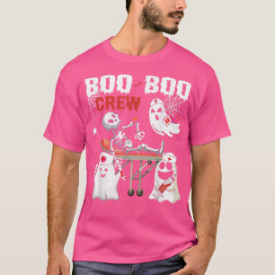 Boo Boo Crew Ghost Doctor Paramedic EMT Nurse Hall T-Shirt