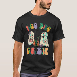 Boo Boo Crew Ghost Halloween Paramedic Nurse RN ER T-Shirt