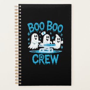 Boo Boo Crew Ghost Paramedic Nurse Halloween Essen Planner