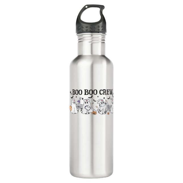 boo Boo Crew Halloween Classic T-Shirt 710 Ml Water Bottle (Front)