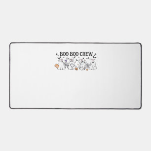 boo Boo Crew Halloween Classic T-Shirt Desk Mat