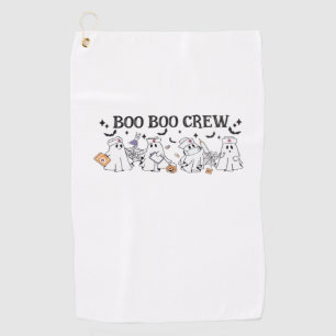 boo Boo Crew Halloween Classic T-Shirt Golf Towel