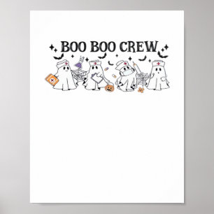 boo Boo Crew Halloween Classic T-Shirt Poster
