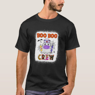 Boo Boo Crew Halloween Costume Medical Ghost Nurse T-Shirt