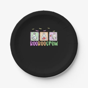 Boo Boo Crew Halloween Nurse Essential T-Shirt Paper Plate