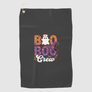 Boo Boo Crew Halloween Nurse Ghost Design Golf Towel