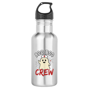 Boo Boo Crew Halloween Nurse Ghost Vintage Design_ 532 Ml Water Bottle