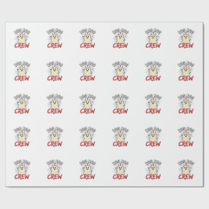 Boo Boo Crew Halloween Nurse Ghost Vintage Design_ Wrapping Paper