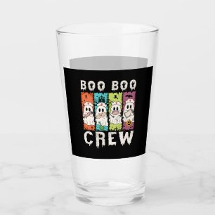 Boo Boo Crew Halloween Nurse Glass