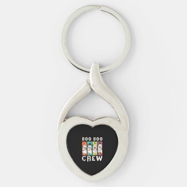 Boo Boo Crew Halloween Nurse Key Ring (Front)