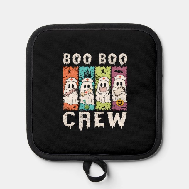 Boo Boo Crew Halloween Nurse Pot Holder (Front)