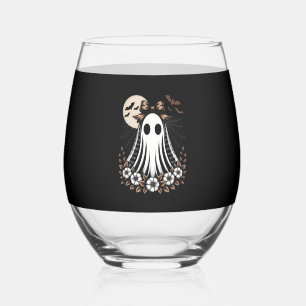 Boo Boo Crew Halloween Nurse Stemless Wine Glass