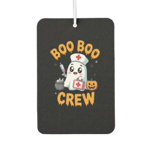 Boo Boo Crew Nurse Cute Ghost Halloween Nursing Es Car Air Freshener