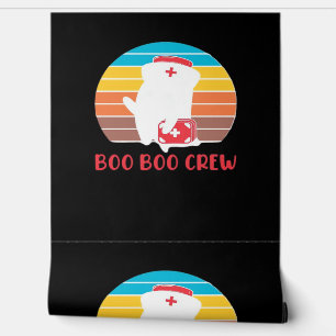 Boo Boo Crew Nurse Funny Ghost Halloween Classic T Wallpaper