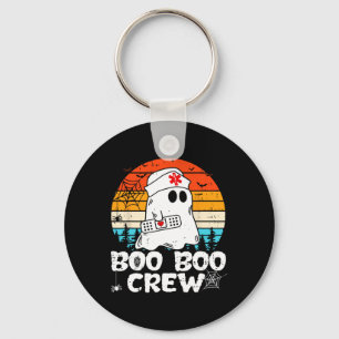 Boo Boo Crew Nurse Funny Ghost Women Halloween Nur Key Ring