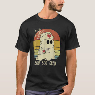 Boo Boo Crew Nurse Funny Halloween Costume Nursing T-Shirt