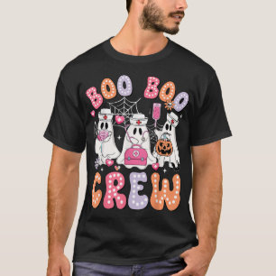 Boo Boo Crew Nurse Ghost Halloween Nurse Life Wome T-Shirt
