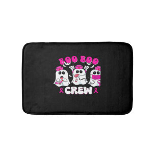 Boo Boo Crew Nurse Halloween Costume Ghost Breast Bath Mat