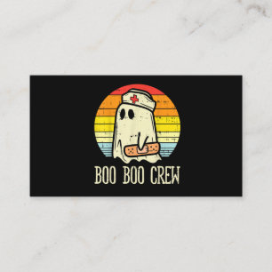 Boo Boo Crew Nurse Halloween For Nurses Business Card