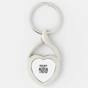 Boo Boo Crew Nurse Halloween Ghost Funny Classic T Key Ring