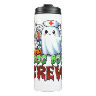 Boo Boo Crew Nurse Halloween Ghost Funny Classic T Thermal Tumbler