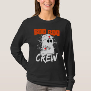 Boo Boo Crew Nurse Scary Halloween Costume Ghost T-Shirt