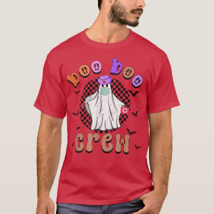 Boo Boo Crew Nurse Shirt Funny Ghost Women Hallowe
