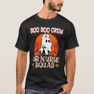 Boo Boo Crew OR Nurse Squad Cute Halloween Costume T-Shirt