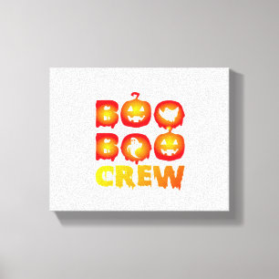 Boo Boo Crew Oversized T-Shirt Canvas Print