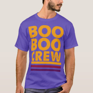Boo Boo Crew Retro Typography T-Shirt