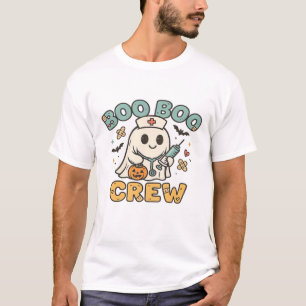 Boo Boo Crew Shirt � Funny Ghost Halloween Nurse &