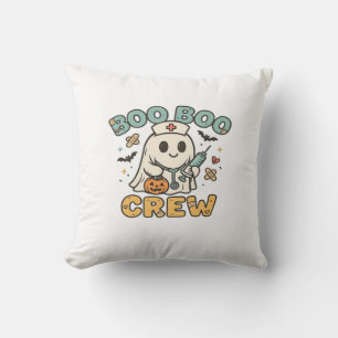 Boo Boo Crew Shirt � Funny Ghost Halloween Nurse & Cushion