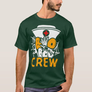 Boo Boo Crew Shirt Nurse Halloween Witch Spooky Gh