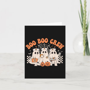 Boo Boo Crew Spooky Season Happy Halloween Funny G Card
