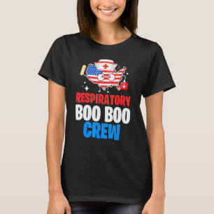 Boo Boo Crew Tee American Flag 4th Of July Usa Nur