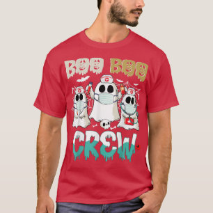 Boo Boo Funny Crew Halloween Doctor Nurse Nursing T-Shirt
