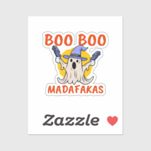 Boo Boo Madafakas Funny Halloween Ghost